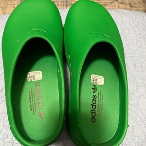 Adidas Kids Bright Green Slippers